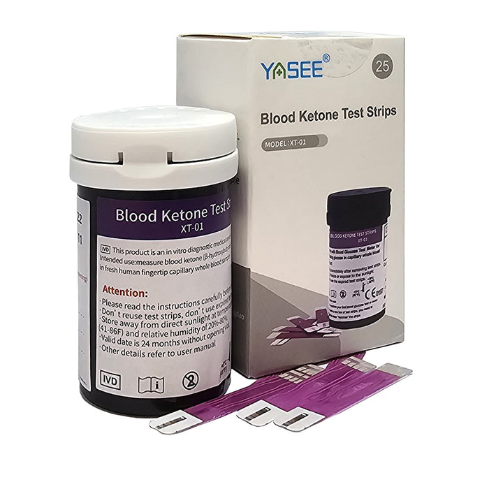 Ketone Blood Tester Strips Yasee KT-01 | 75/strips