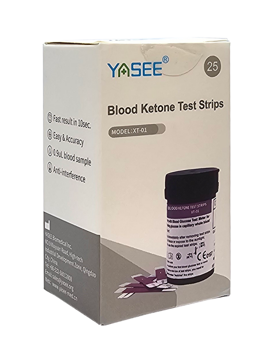 Ketone Blood Tester Strips Yasee KT-01 | 75/strips