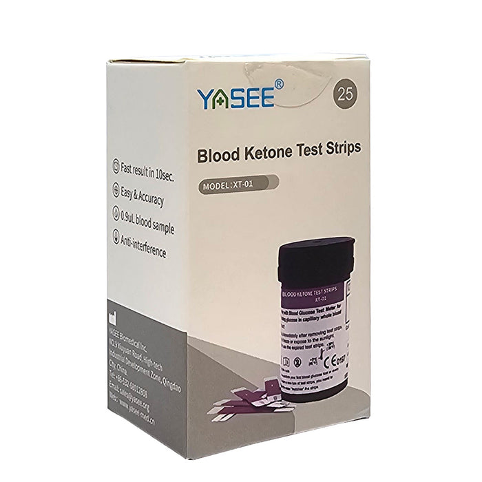 Ketone Blood Tester Strips Yasee KT-01 | 75/strips