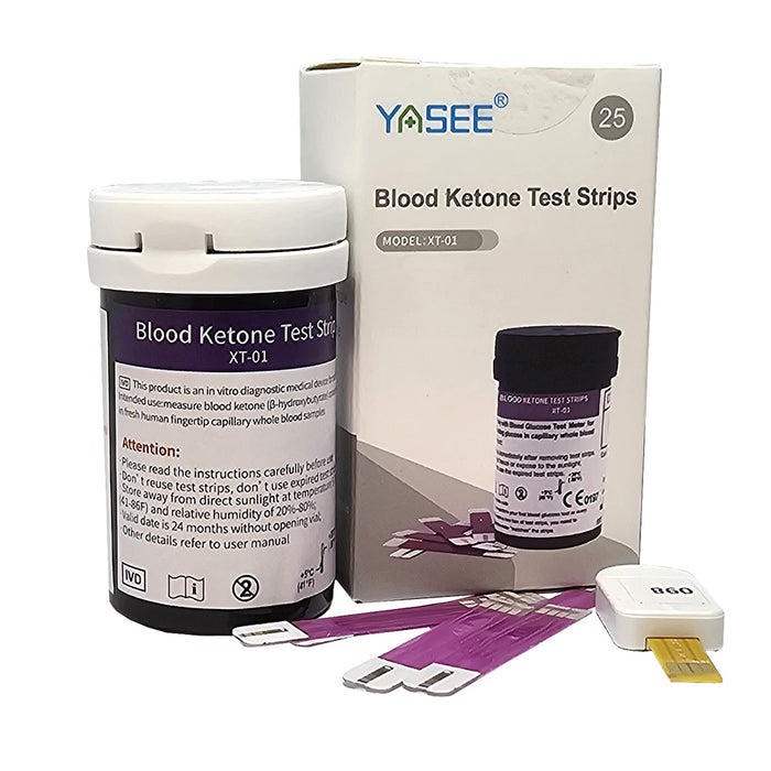 Ketone Blood Tester Strips Yasee KT-01 | 75/strips