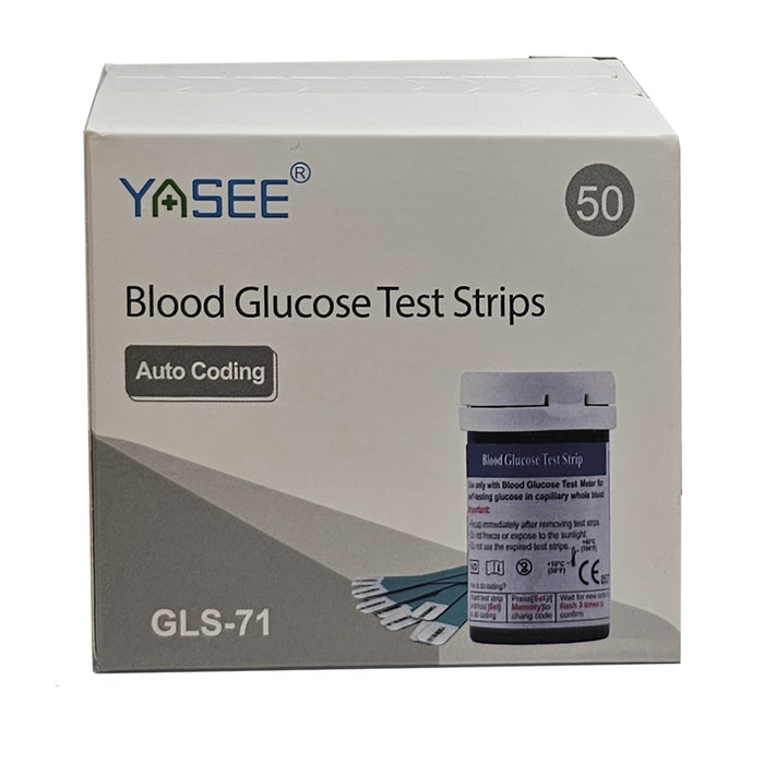 Yasee Blood Glucose Test Strips 50pcs – High-Precision Replacement Strips