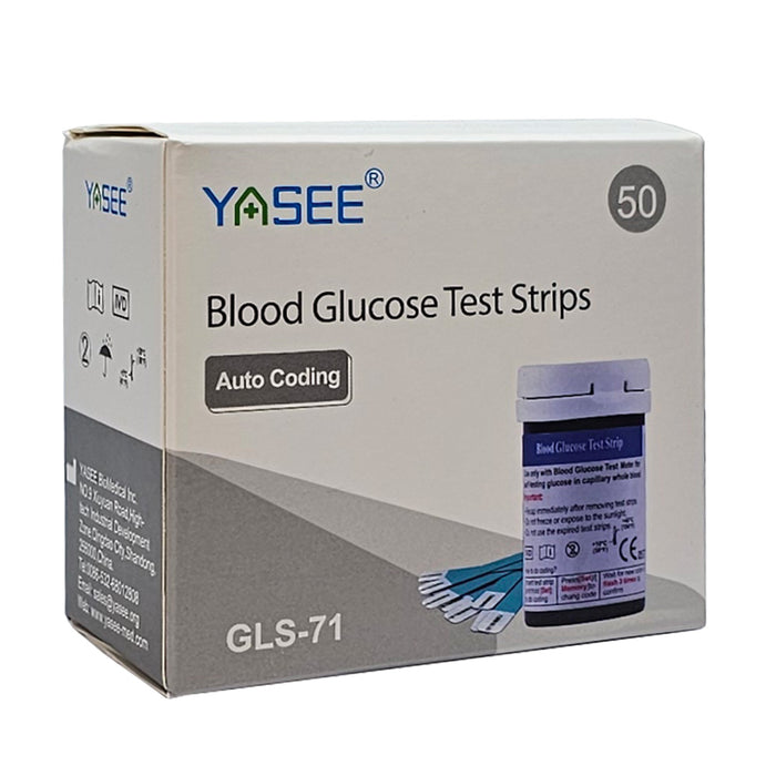 Yasee Blood Glucose Test Strips 50pcs – High-Precision Replacement Strips