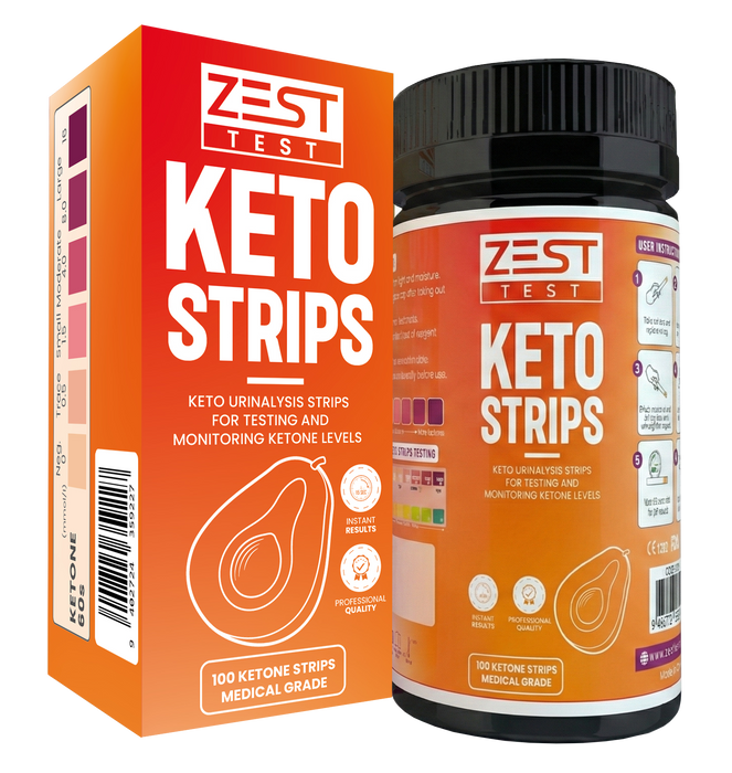 Keto Strips | 100 Premium Urinalysis Test Strips