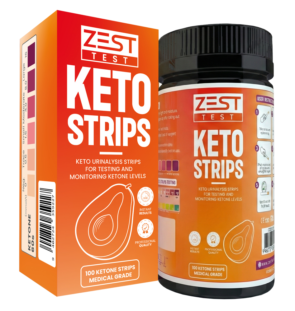 Keto Strips | 100 Premium Urinalysis Test Strips