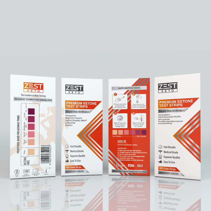 Keto Strips | 100 Premium Urinalysis Test Strips
