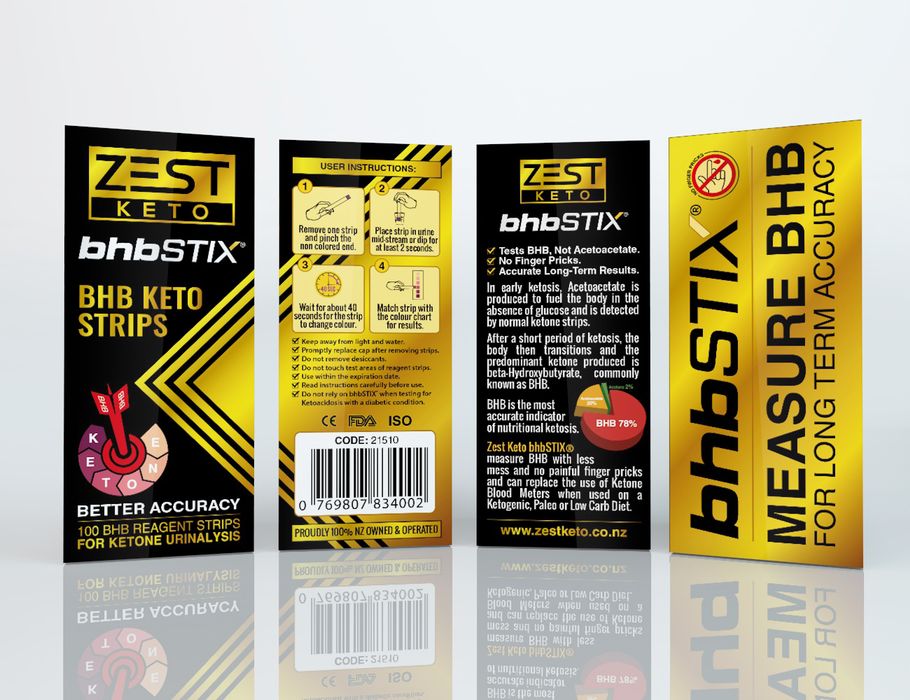 Keto Strips | bhbSTIX® Ketone BHB Test Strips